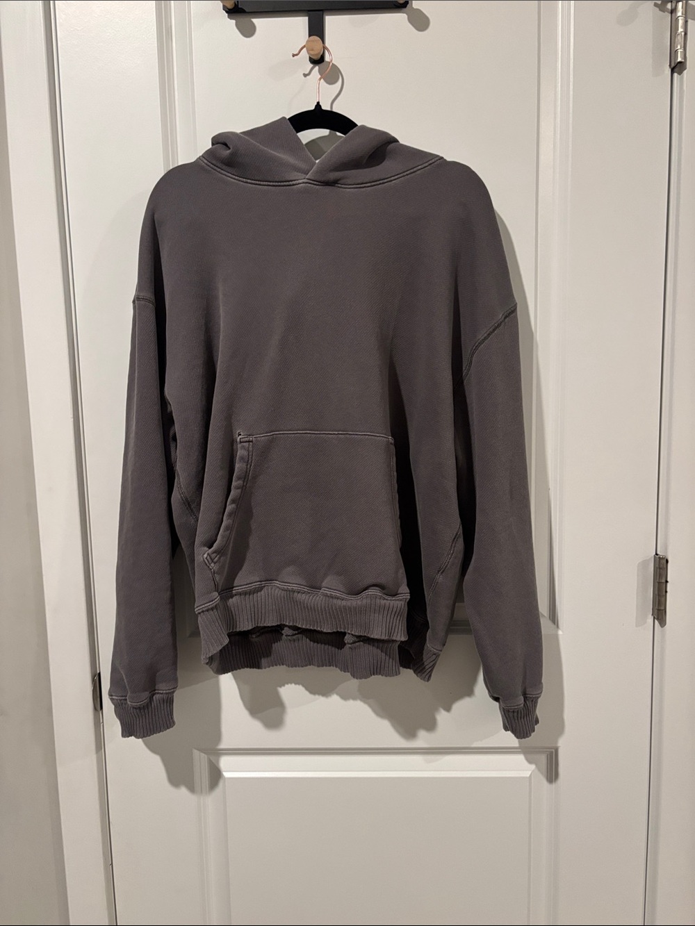 Elwood Core Oversize Organic Cotton Brushed Terry Hoodie - Picture 2 of 8
